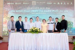 P.TGĐ Nguyễn Thăng Long tại lễ ký kết phát triển và phân phối dự án FLC Hilltop Gia Lai